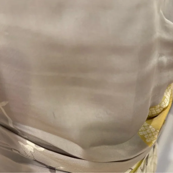 ROBERTO CAVALLI GRAY & FLORAL PEONT GOWN SIZE 38, STUNNING BALLGOWN - Picture 11 of 17